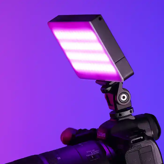 Ulanzi LT002 7" LED Video Light RGB Photography Light 2500k-9000k CRI95 + TLCI95 + Adjustable Color Temperature 360 ° Full Color Ultra Bright 4000mAh Type-C